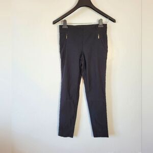 Anne Klein Black Dress Pants Slacks Tapered Leg Uniform Office School Small